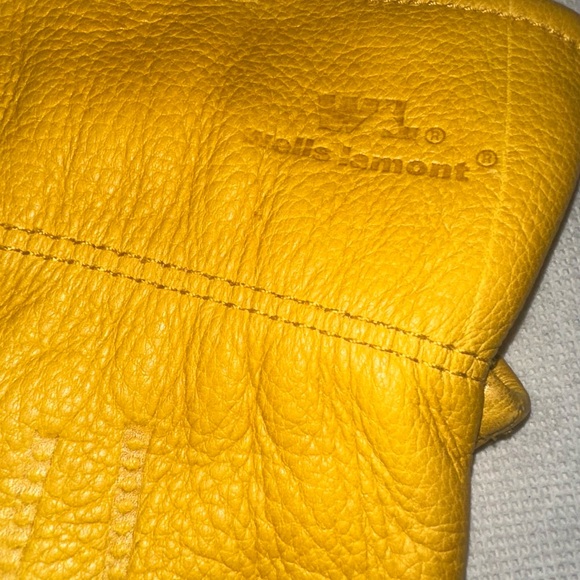 Men's Mustard Leather Gloves - Picture 4 of 7
